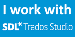 I work with SDL Trados Studio !